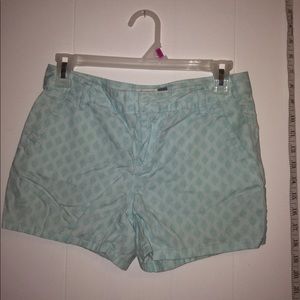 Light blue pattern girls Old Navy shorts